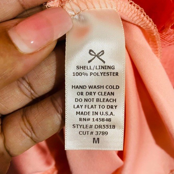 EVERLY Anthropologie Coral Floral Crochet Embroidered Mini Dress Size M - Picture 8 of 8